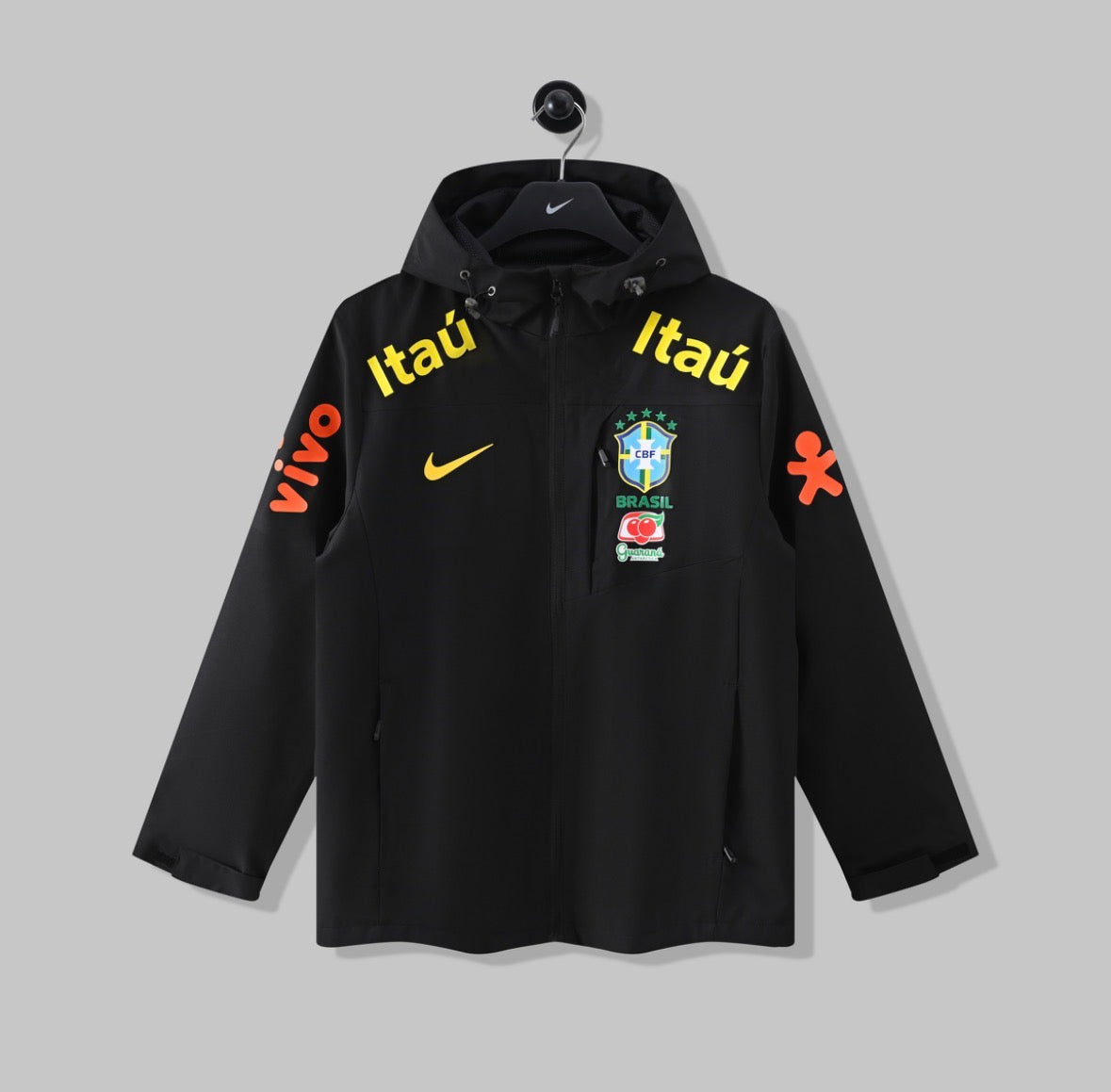 Veste Imperméable à Capuche - Noir