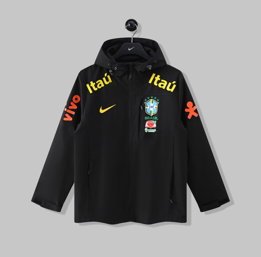 Veste Imperméable à Capuche - Noir