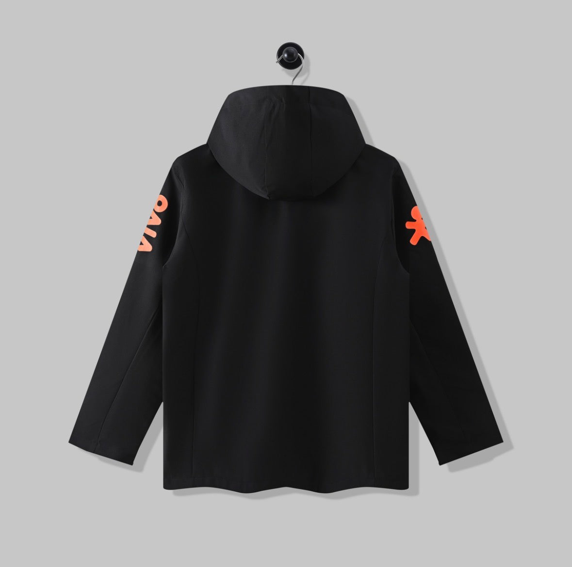 Veste Imperméable à Capuche - Noir