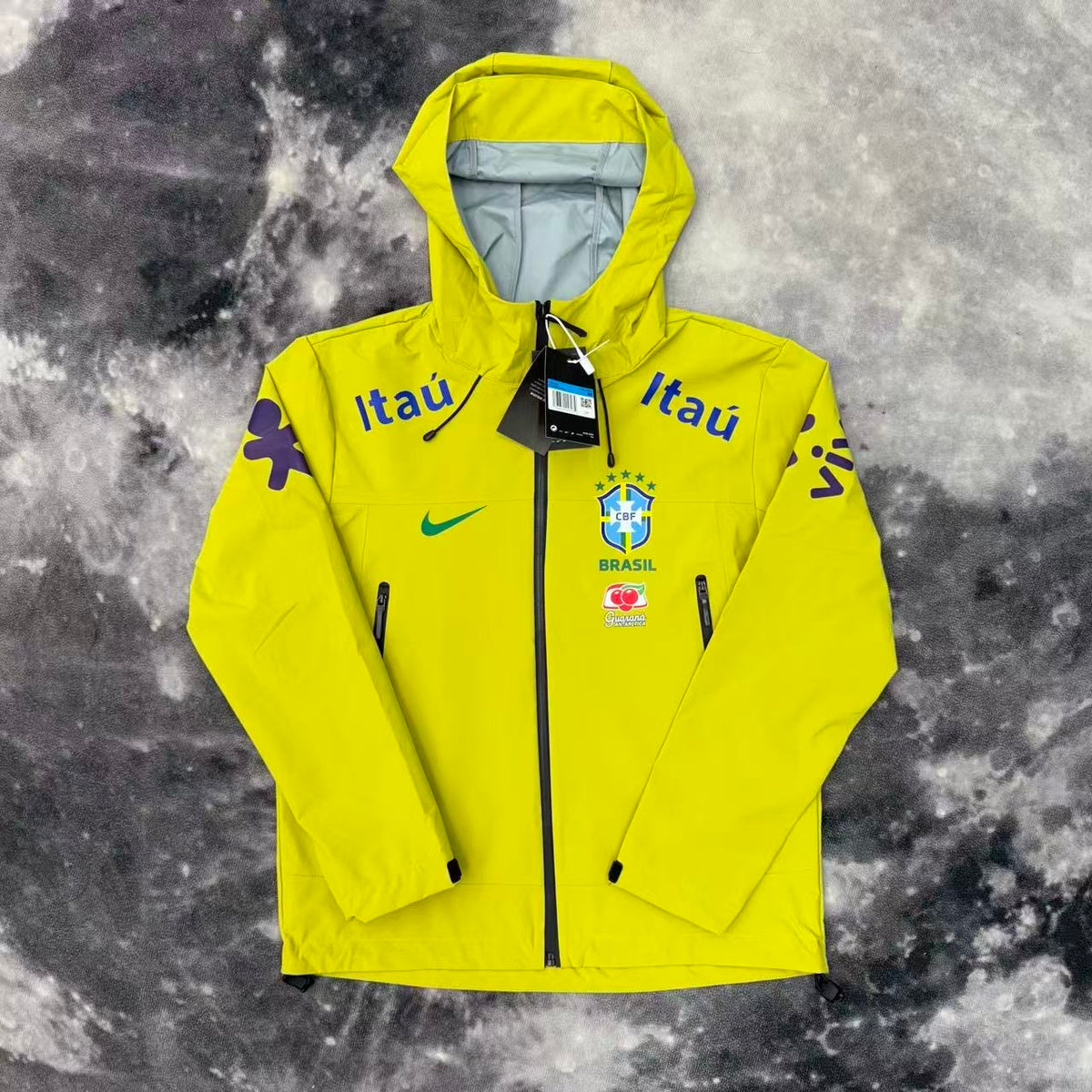 🔥 Veste Imperméable à Capuche - Jaune