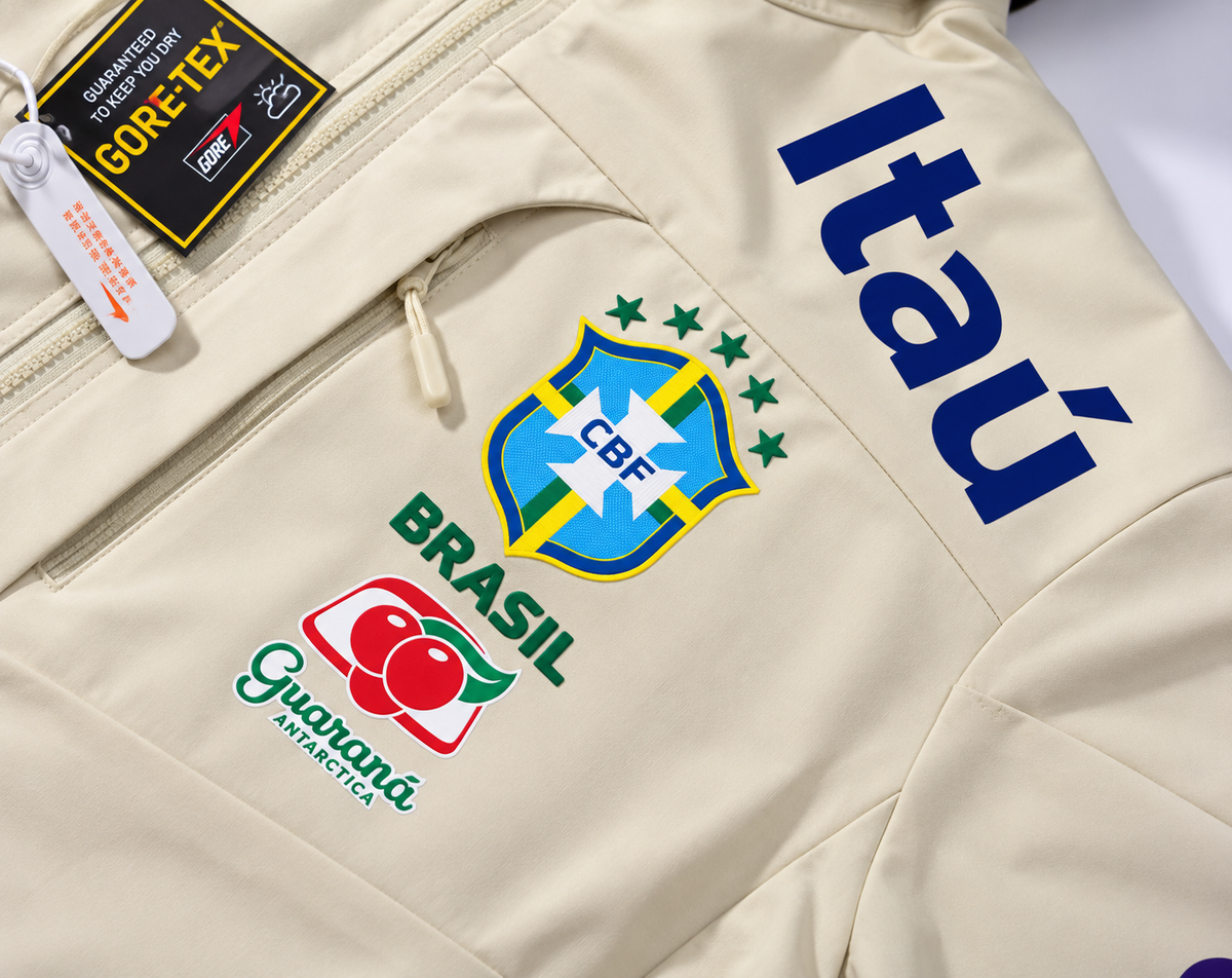 Veste Imperméable à Capuche - Blanc Crème