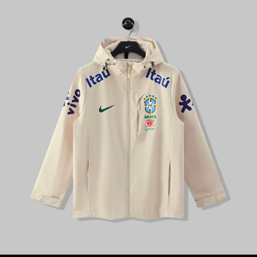 Veste Imperméable à Capuche - Blanc Crème
