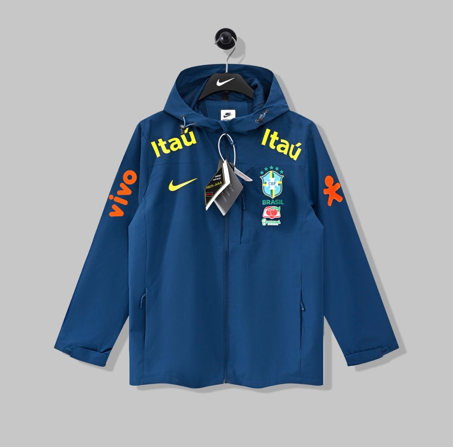 Veste Imperméable à Capuche - Bleu