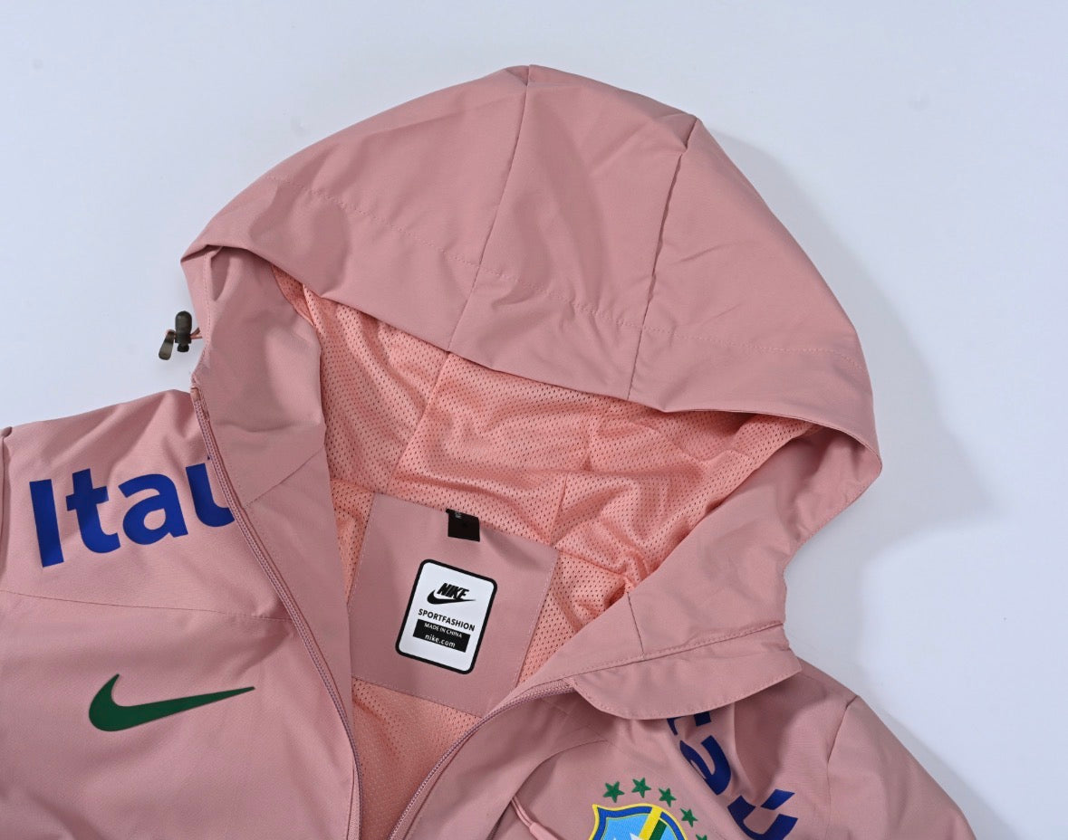 💎 Édition limitée - Veste Imperméable à Capuche - Rose